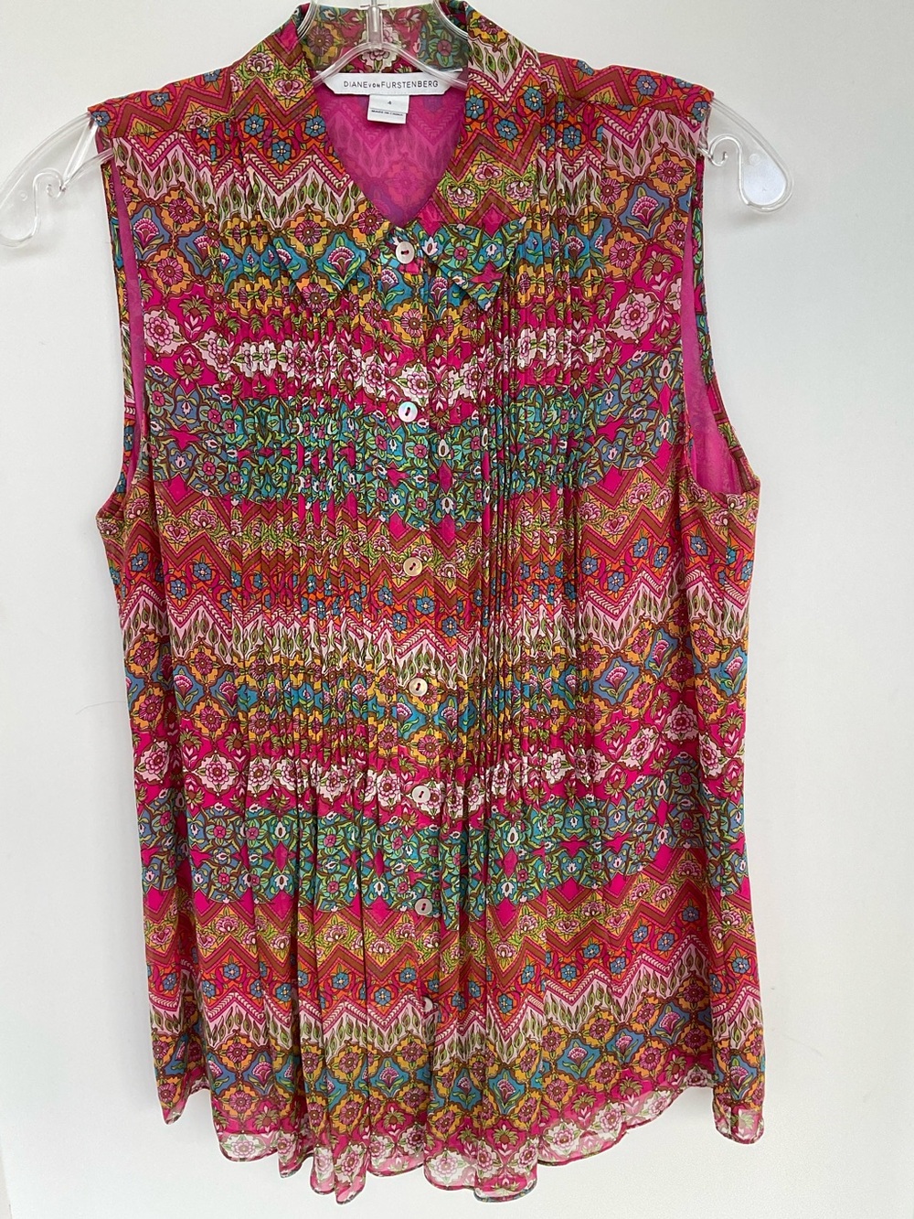 DVF Silk Top
